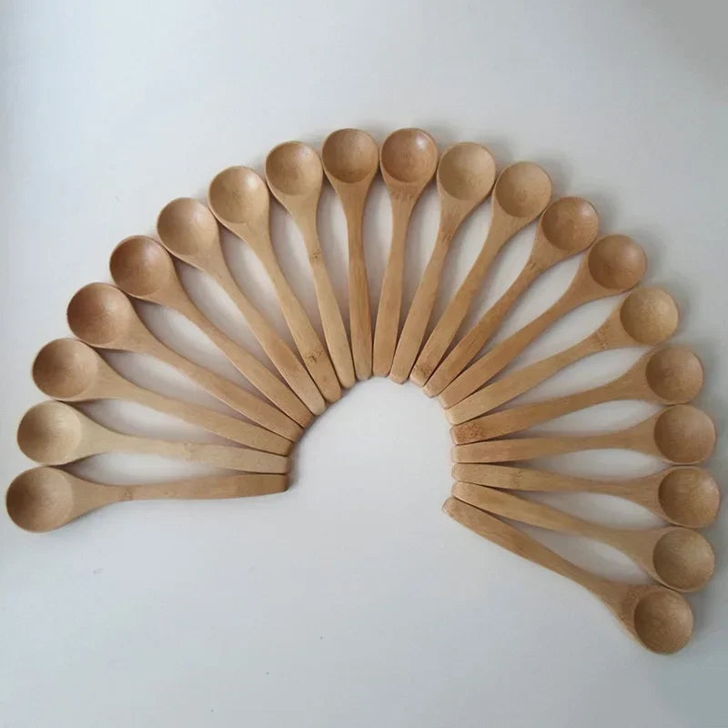 10-Piece Bamboo Honey Spoon Set