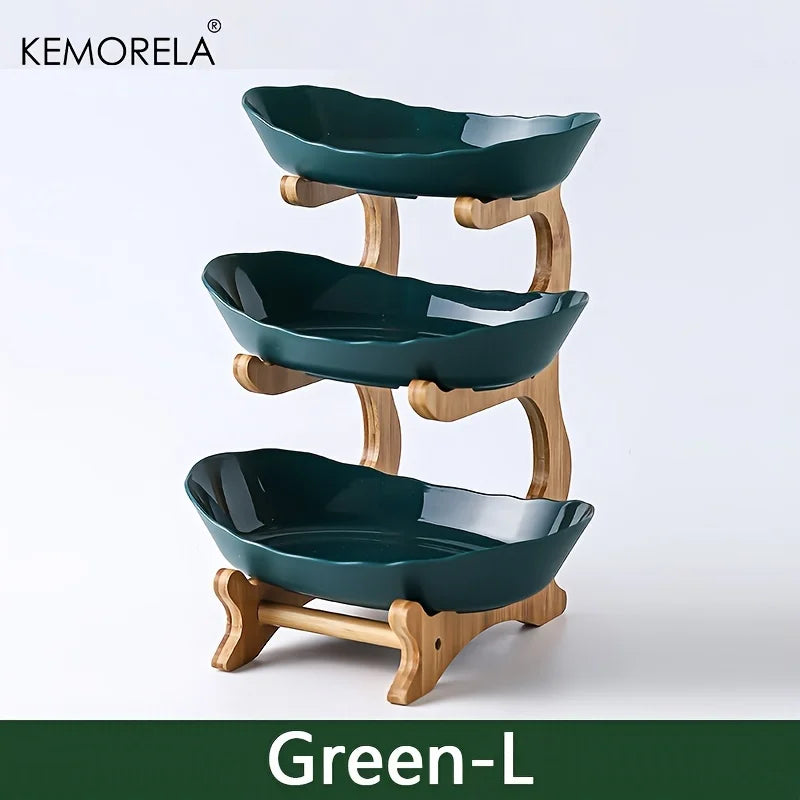 2/3 Layer Fruit Plate | Multi-Tier Snack & Dessert Stand