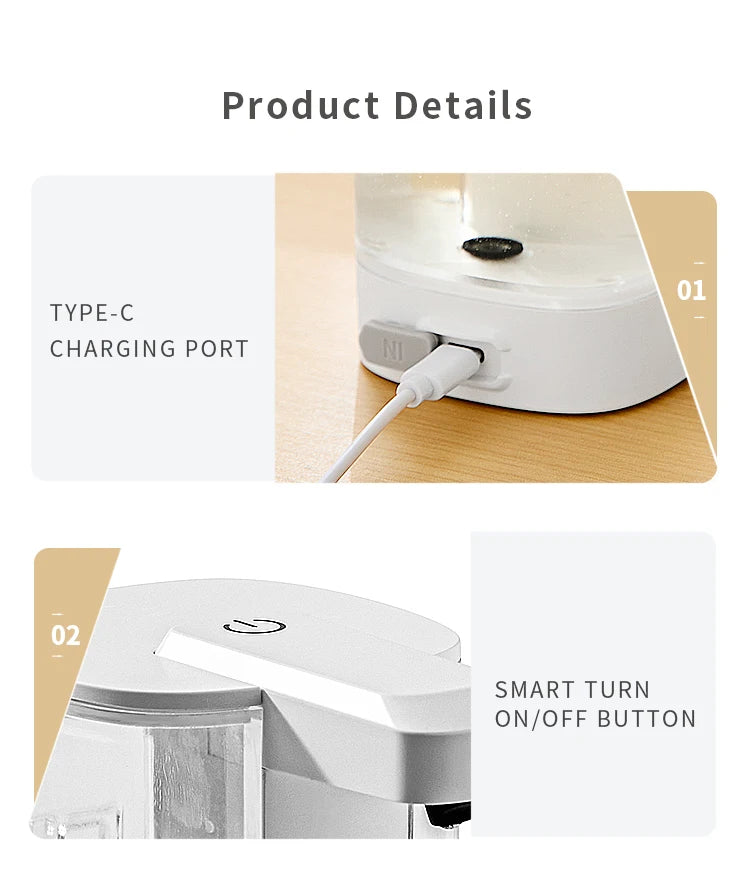 Automatic Touchless Soap Dispenser with Sensor Control