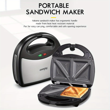 3-in-1 Yabano Sandwich Maker Plus | Waffle Maker, Panini Press & Toaster