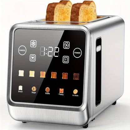 Digital 2-Slice Smart Toaster with Touch Screen & 7 Shade Levels | Stainless Steel