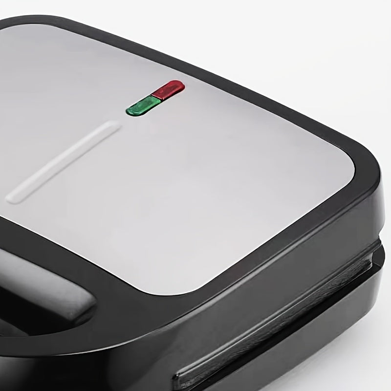 WNDSEVEN 3-in-1 Breakfast Machine | Toaster, Sandwich Maker & Waffle Grill