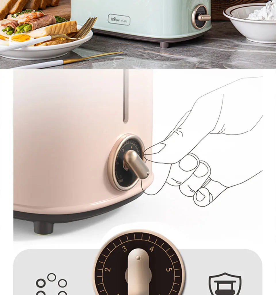 Bread Toaster  for sandwiches Waffle maker electric kitchen Double Oven 220V mini Toaster hot air convection for headed bread