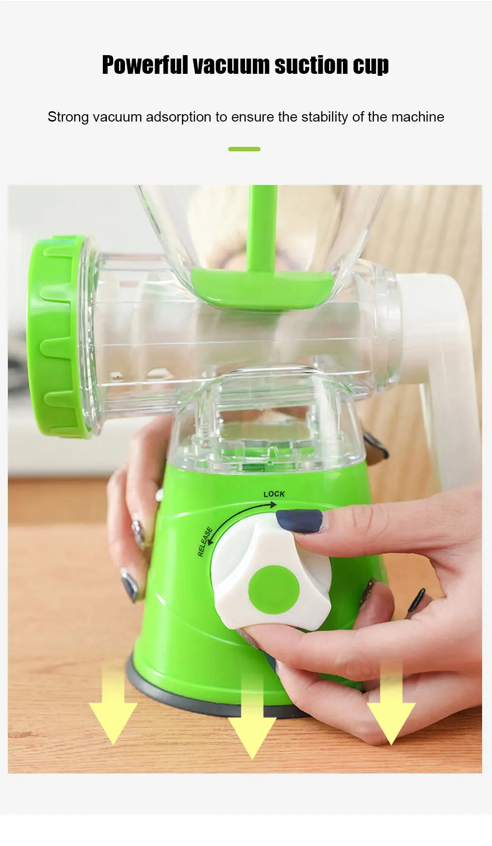 Meat Grinder Manual Processors Food Mincer Sausage Maker Stuffer Vegetable Chopper Blender Household Kitchen Enema Machine