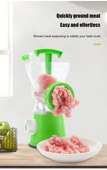 Meat Grinder Manual Processors Food Mincer Sausage Maker Stuffer Vegetable Chopper Blender Household Kitchen Enema Machine