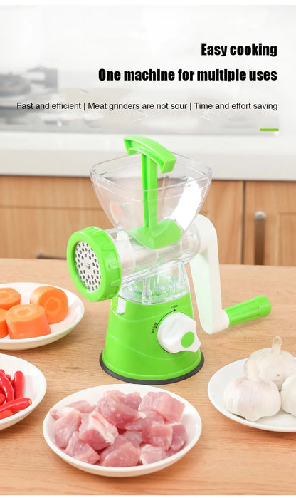 Meat Grinder Manual Processors Food Mincer Sausage Maker Stuffer Vegetable Chopper Blender Household Kitchen Enema Machine