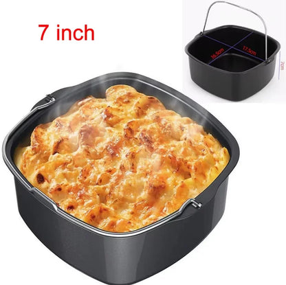 Air Fryer Rack for Ninja Dual 3pcs Layered Stainless Steel Grilling Rack Rectangle Hot Airfryer Basket Tray Accessories