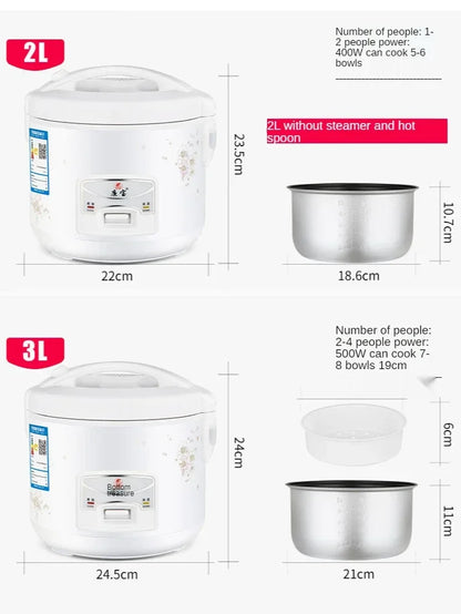 Chcyus 2L Electric Rice Cooker – Multicooker for Rice, Soup & Cake