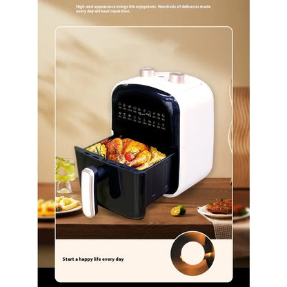 6L Air fryer Electric Air Fryers  Oil-free Automatic  Large capacity multifunctional air electric fryerully automatic all-in-one