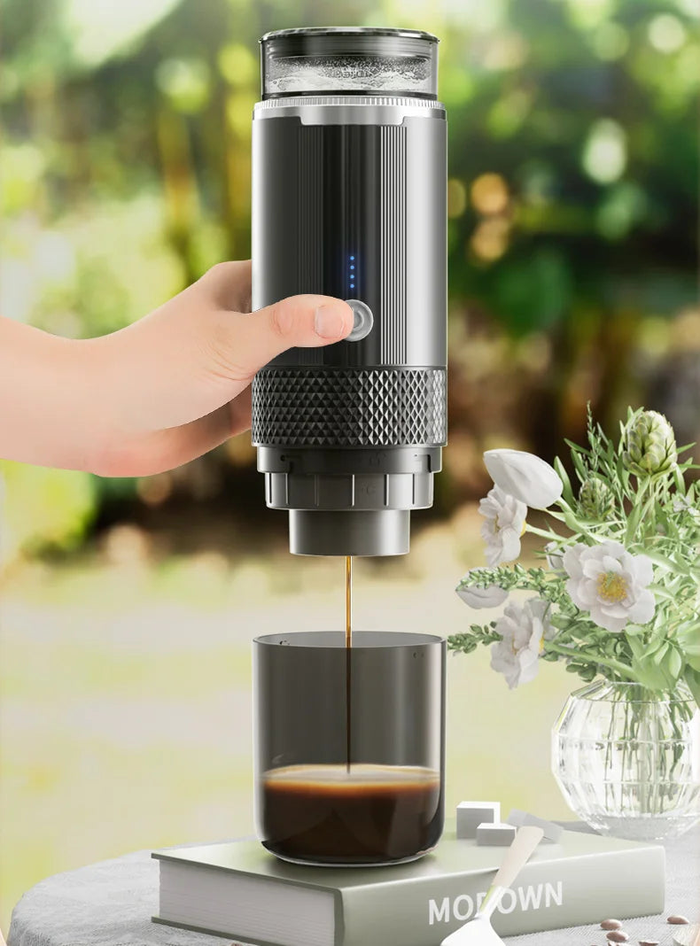 Portable Coffee Machine Coffee Maker Electric Capsule Ground Coffee Brewer Fit For Coffee Powder and Coffee Capsul Suitable