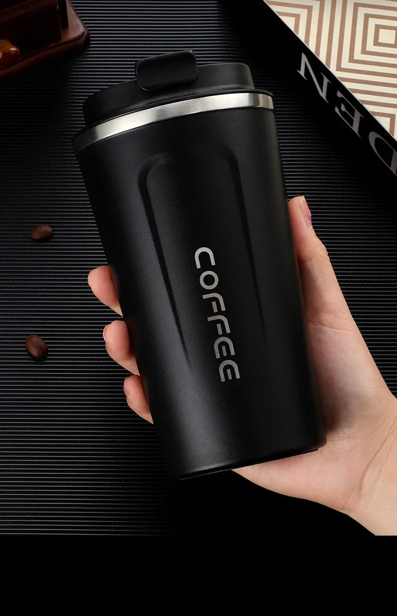 Stainless Steel Coffee Tumbler Thermos Cup with Intelligent Temperature Display Portable Travel Mug 380ml 510ml