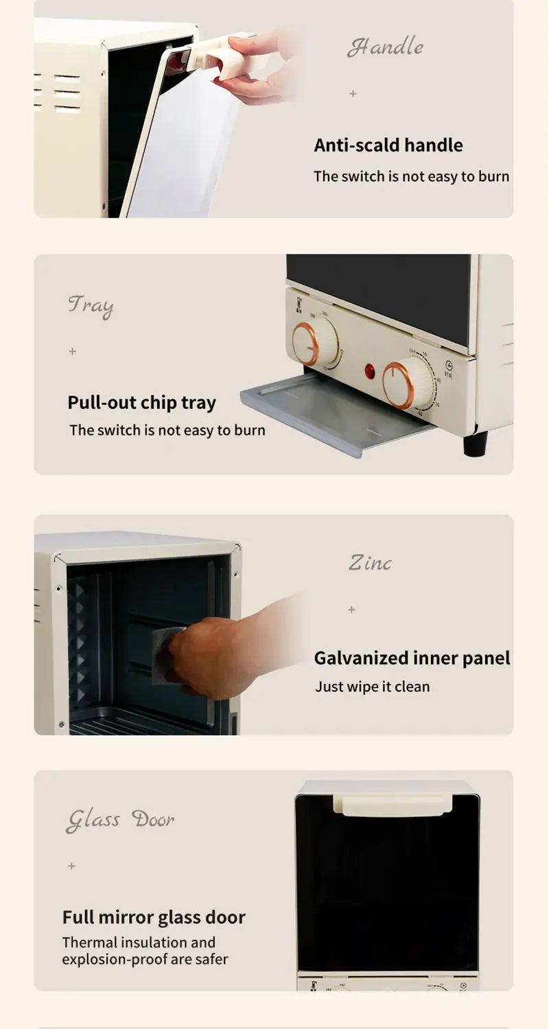 12L Electric Air Fryer Toaster Oven