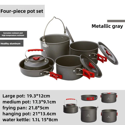 Mountainhiker New Set of Pots, Kettles, Outdoor Pots and Pans, Stoves, Camping Equipment, Cookware, Cookers, Cookers, Pots, Pots