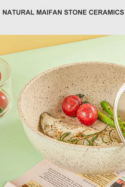 Non-Stick Pan Frying Pan Wok Pan Home Steak Skillet Pancake fried induction cooker gas stove special Saucepan Nonstick Pan