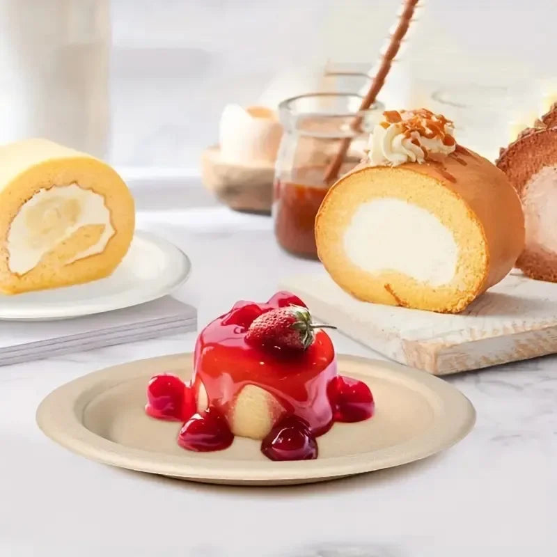 Premium Disposable Paper Plates – Pack of 50