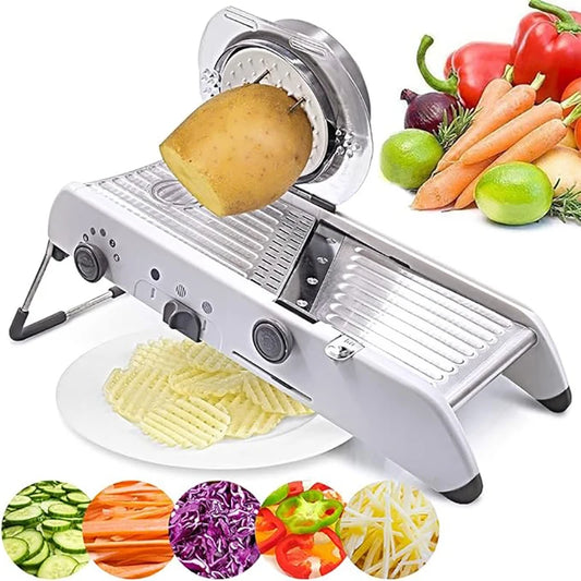 Manual Vegetable Slicer & Multifunction Cutter for Fast Meal Prepreparations