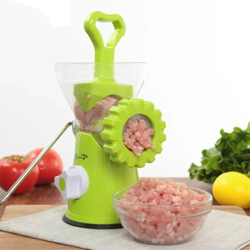 Meat Grinder Manual Processors Food Mincer Sausage Maker Stuffer Vegetable Chopper Blender Household Kitchen Enema Machine