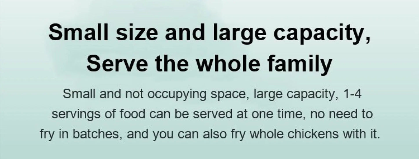 Air Fryer Homeuse Oil Free And Smokefree Automatic Largecapacity Intelligent Multifunctional Electric Fryer Smart Automatic