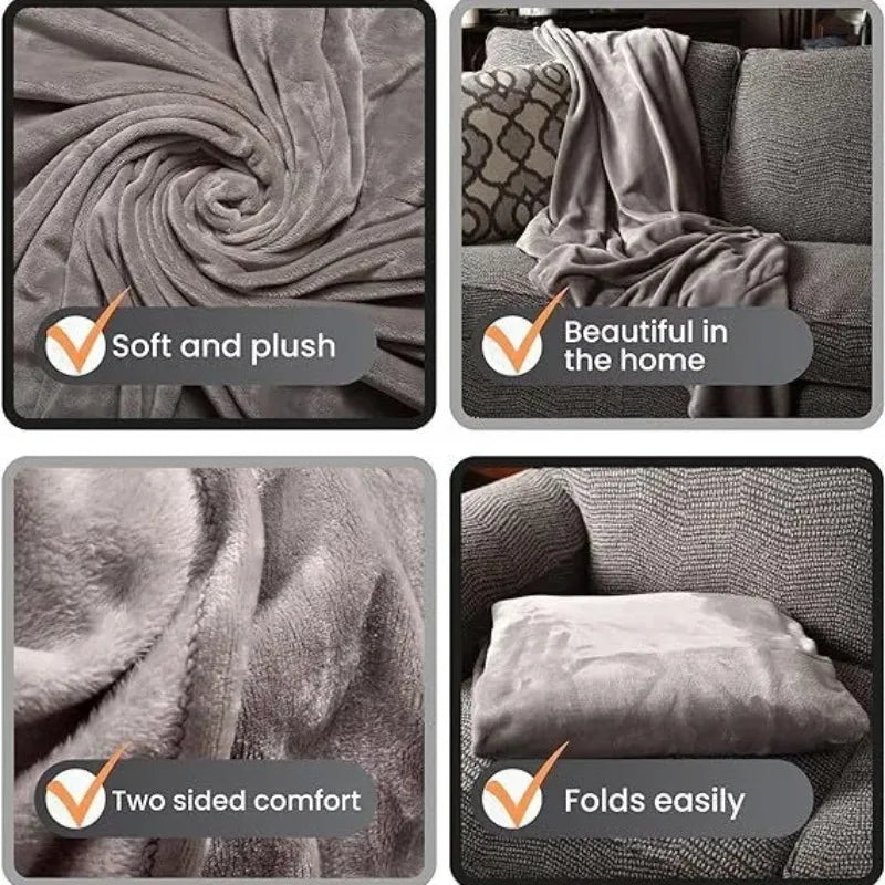 Wearable Blanket for Men and Women Throw Blanket and Poncho in One Fleece Blanket Air Conditioning Blanket Spring Throw Blanket