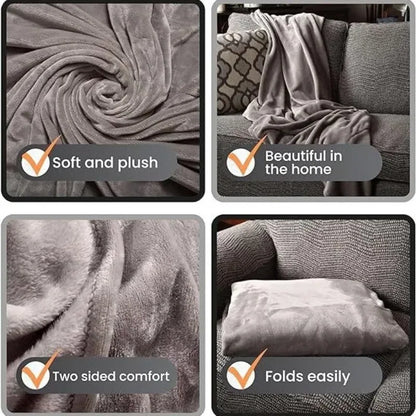 Wearable Blanket for Men and Women Throw Blanket and Poncho in One Fleece Blanket Air Conditioning Blanket Spring Throw Blanket