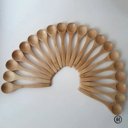 10-Piece Bamboo Honey Spoon Set