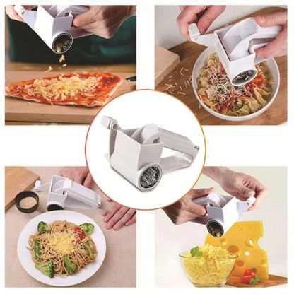 Hand-Cranked Rotating Cheese Grater Creative Kitchen Cheese Shredder Multi-functional Cheese Grater for Kitchen
