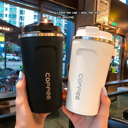 Stainless Steel Coffee Tumbler Thermos Cup with Intelligent Temperature Display Portable Travel Mug 380ml 510ml