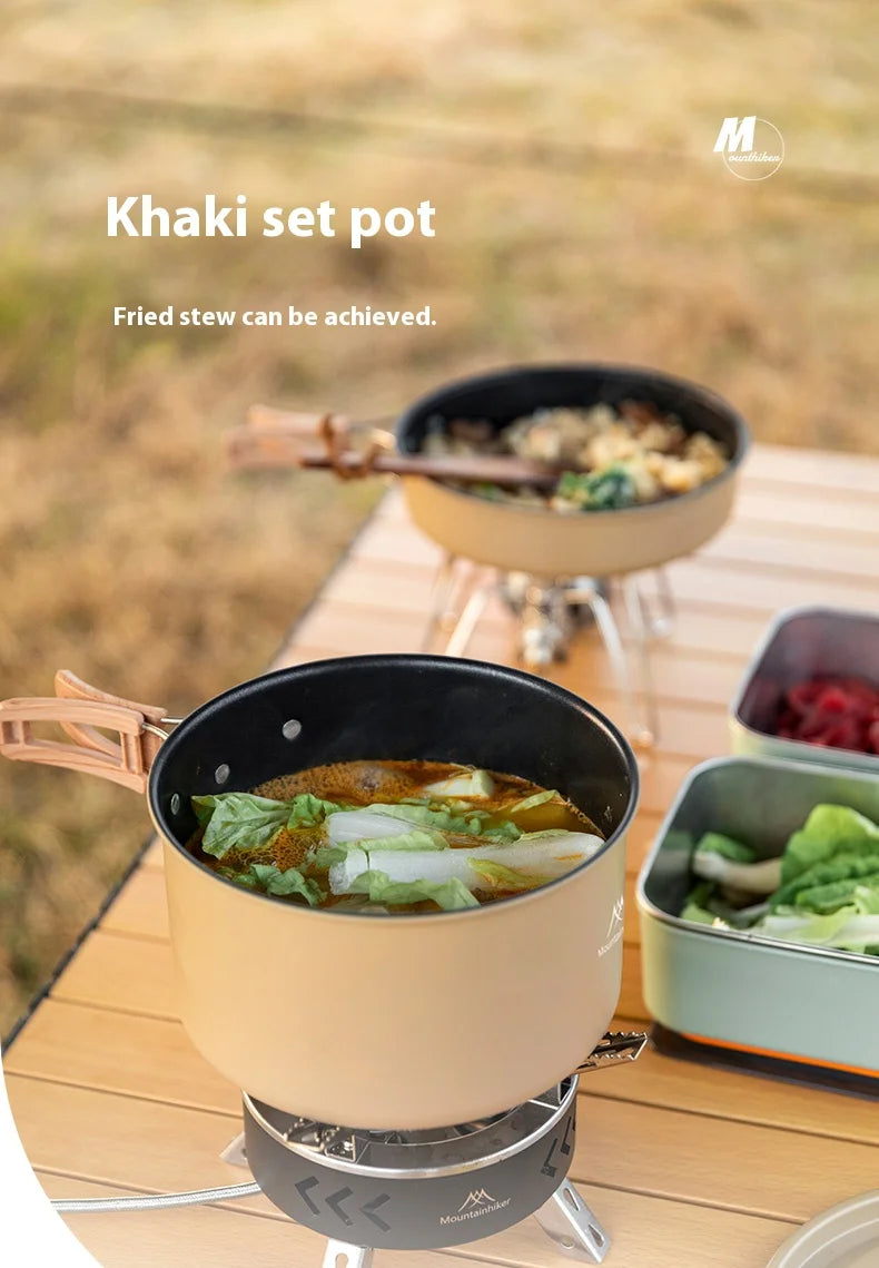 Mountainhiker New Set of Pots, Kettles, Outdoor Pots and Pans, Stoves, Camping Equipment, Cookware, Cookers, Cookers, Pots, Pots
