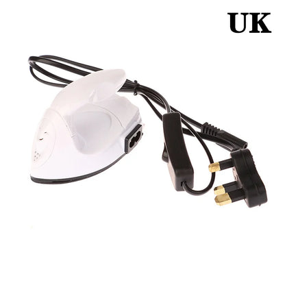 Mini Craft Iron Electric Iron Portable Handy Heat Press Diy Small Iron For Ironing Clothes Laundry Appliances EU/US/UK Plug