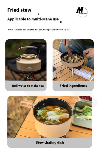Mountainhiker New Set of Pots, Kettles, Outdoor Pots and Pans, Stoves, Camping Equipment, Cookware, Cookers, Cookers, Pots, Pots
