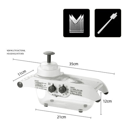 Manual Vegetable Slicer & Multifunction Cutter for Fast Meal Prepreparations