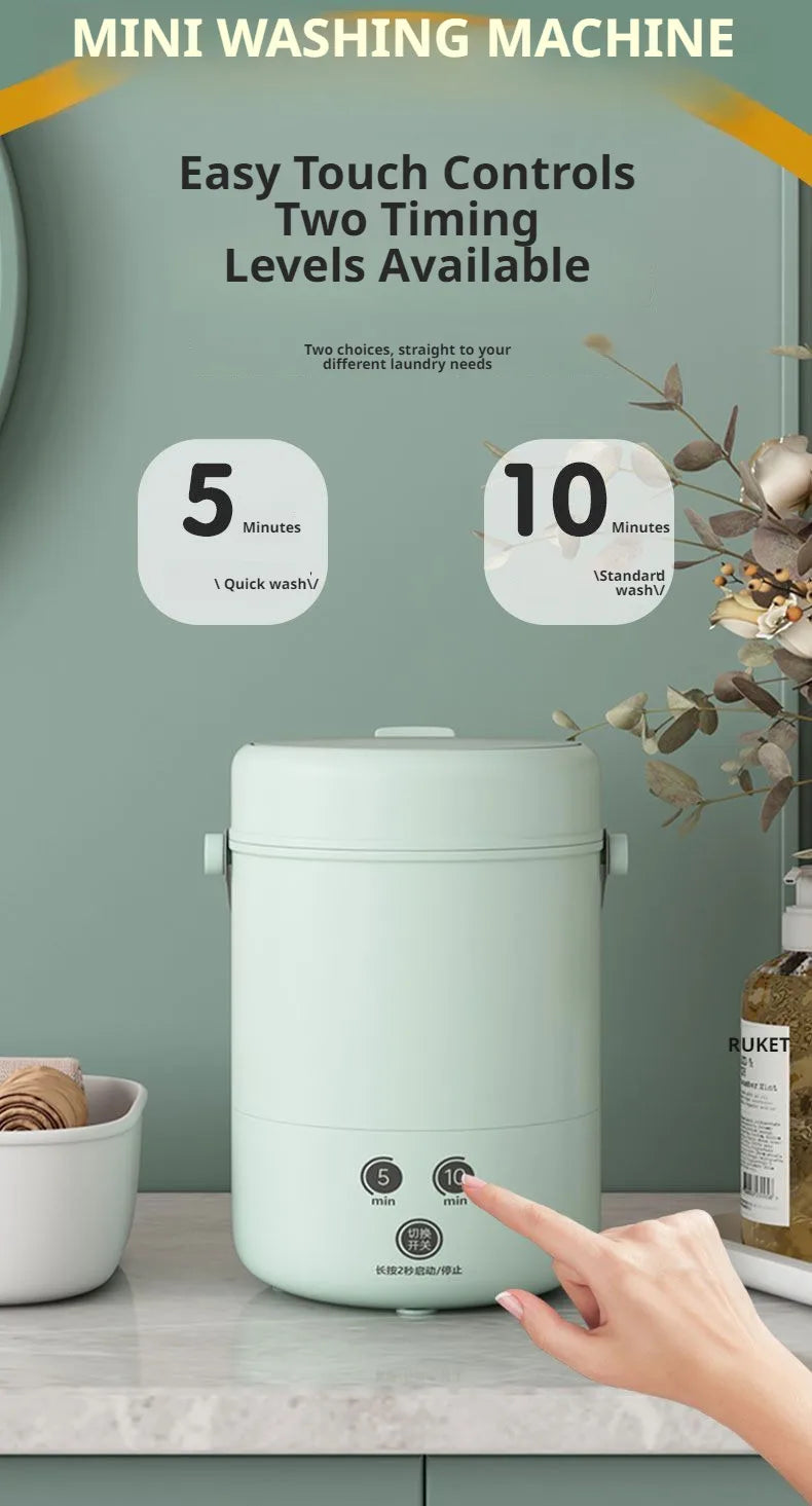 Mini Automatic Washing Machine for small clothes, Underwear & Socks