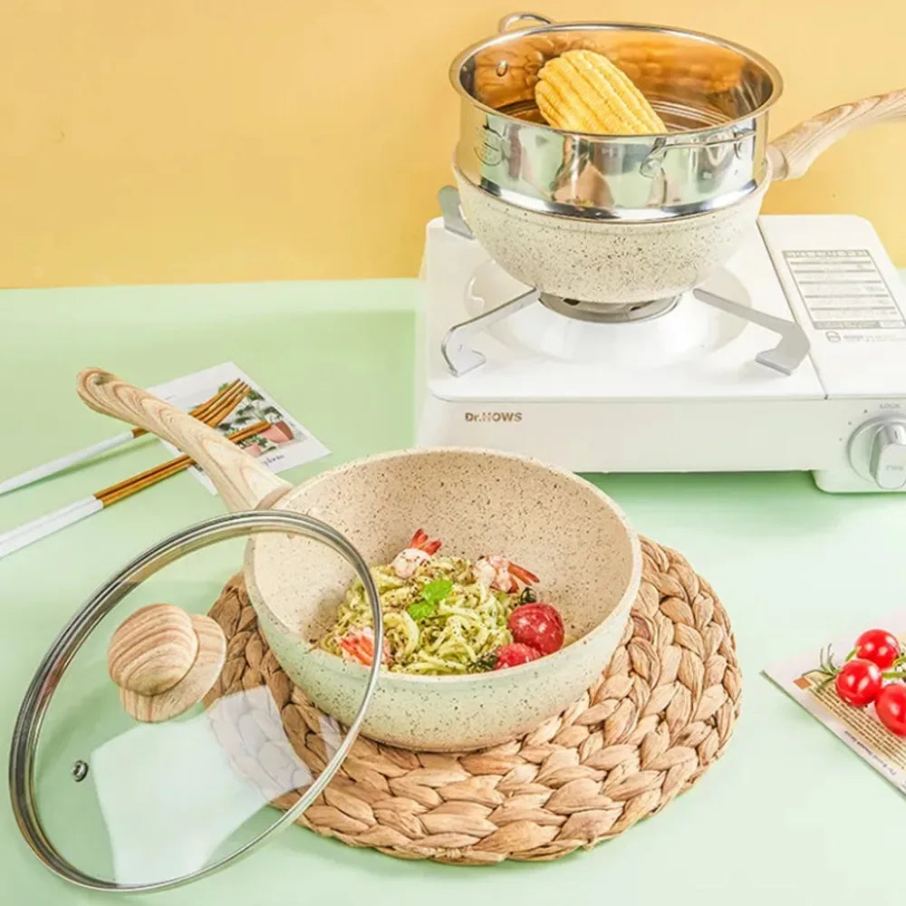 Non-Stick Pan Frying Pan Wok Pan Home Steak Skillet Pancake fried induction cooker gas stove special Saucepan Nonstick Pan