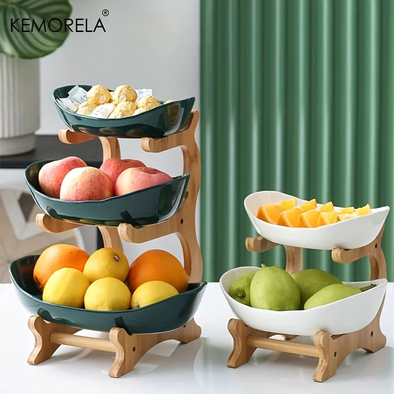 2/3 Layer Fruit Plate | Multi-Tier Snack & Dessert Stand