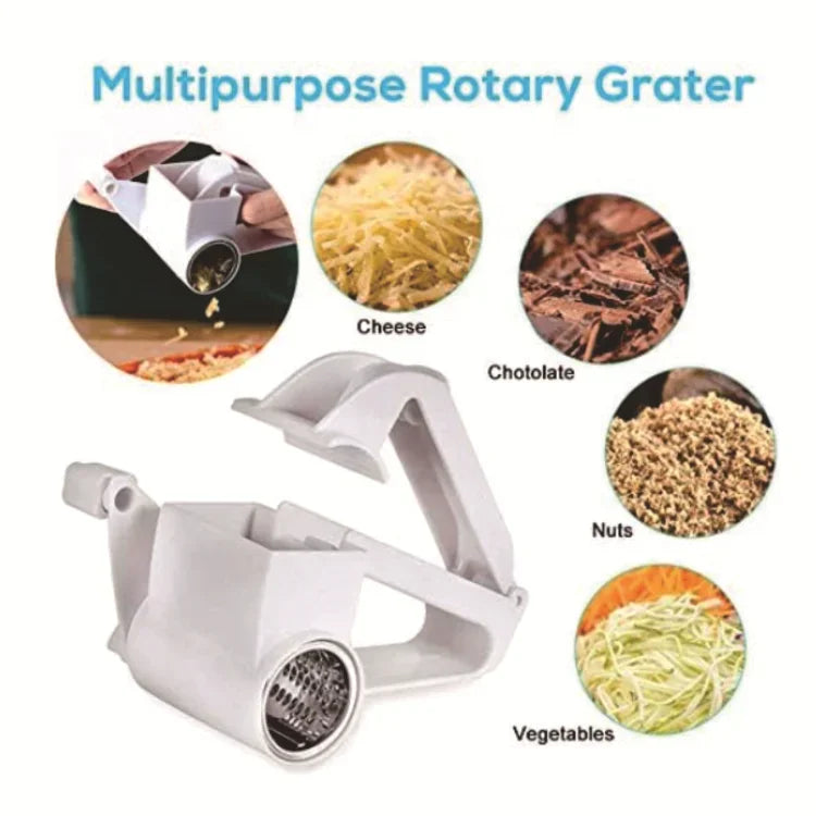 Hand-Cranked Rotating Cheese Grater Creative Kitchen Cheese Shredder Multi-functional Cheese Grater for Kitchen