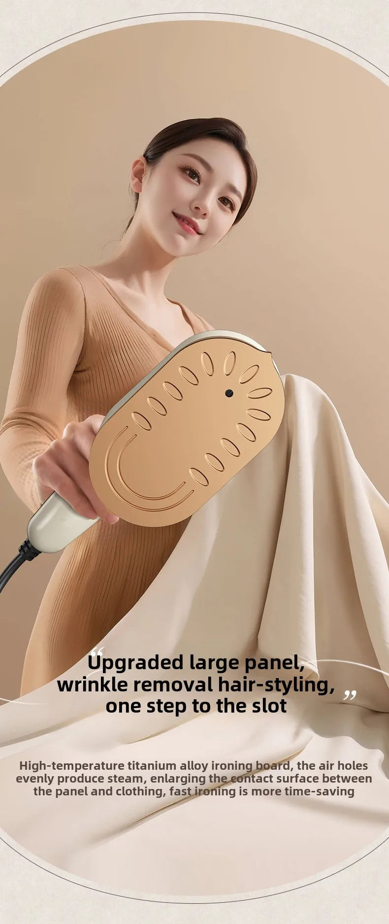 Portable Ironing Machine Handheld Steam Iron Flat and Hang Ironing 2 in 1 Heat Press Clothing Iron Machine Household Steam Iron