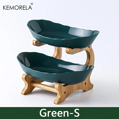 2/3 Layer Fruit Plate | Multi-Tier Snack & Dessert Stand