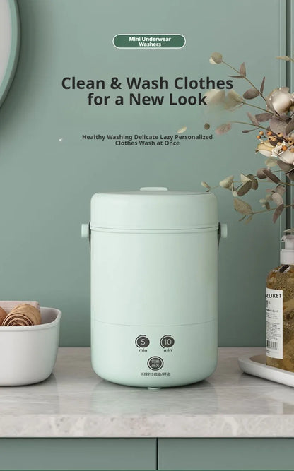 Mini Automatic Washing Machine for small clothes, Underwear & Socks