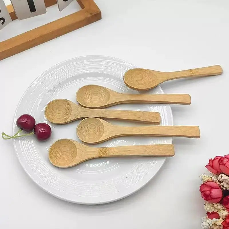 10-Piece Bamboo Honey Spoon Set