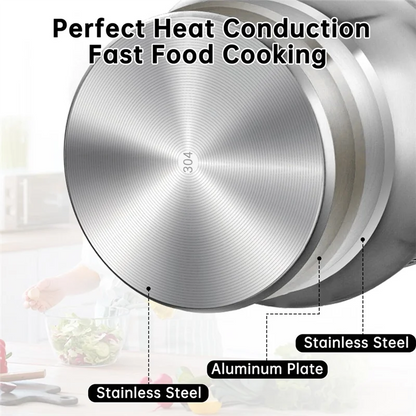 Instant Pot 6 Quart Replacement Inner Pot – 304 Stainless Steel Cooking Bowl