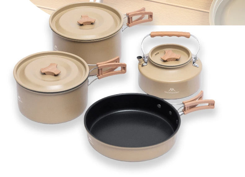 Mountainhiker New Set of Pots, Kettles, Outdoor Pots and Pans, Stoves, Camping Equipment, Cookware, Cookers, Cookers, Pots, Pots