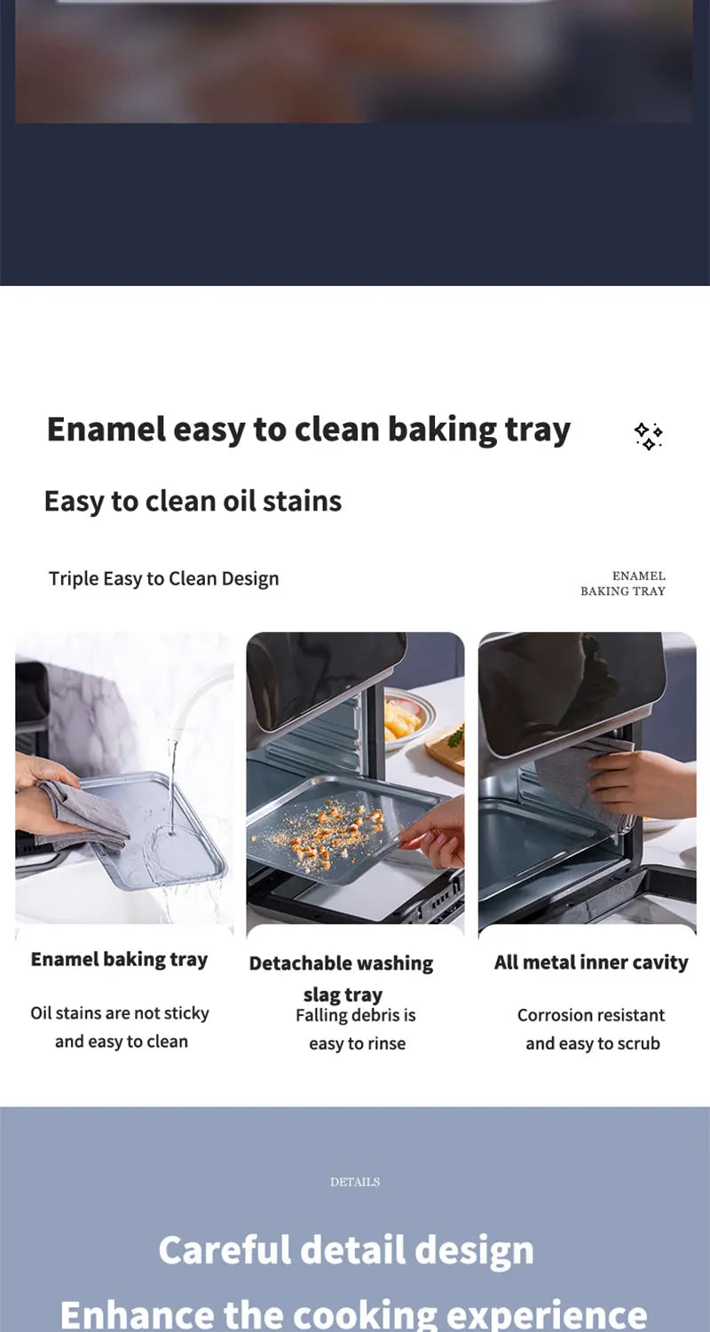 10L Large Capacity Electric Air Fryers Oil-free Automatic Household Kitchen Oven Deep Fryer