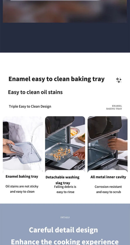 10L Large Capacity Electric Air Fryers Oil-free Automatic Household Kitchen Oven Deep Fryer