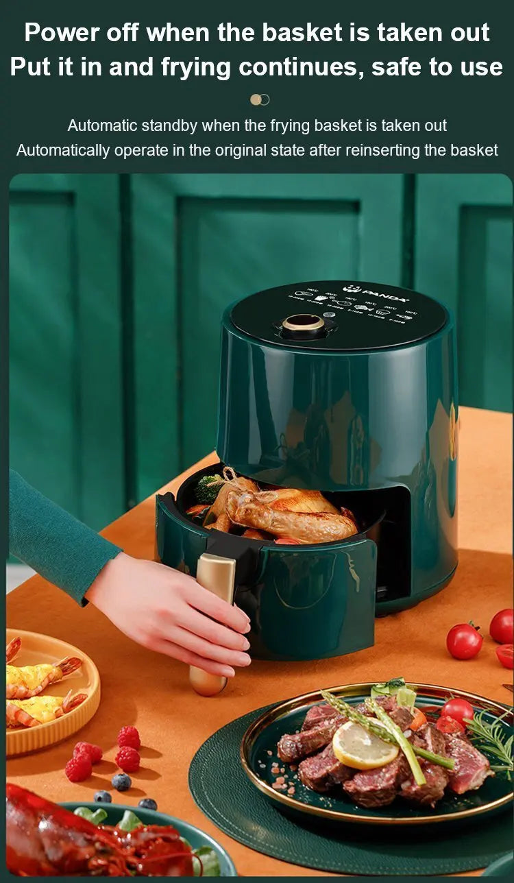 Air Fryer Homeuse Oil Free And Smokefree Automatic Largecapacity Intelligent Multifunctional Electric Fryer Smart Automatic