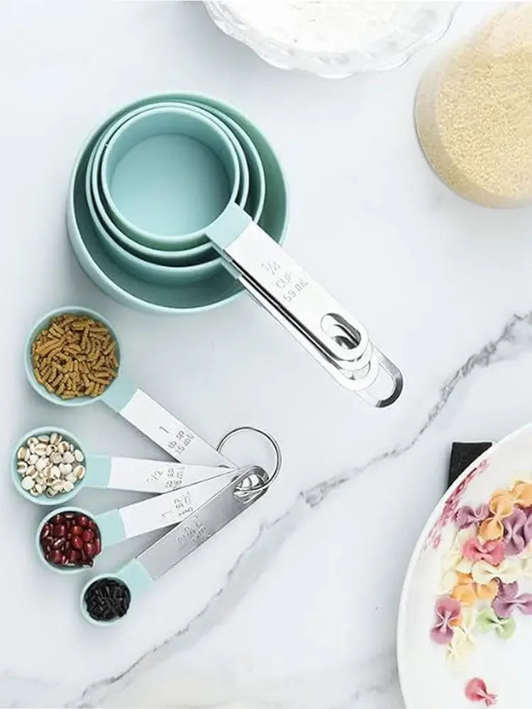 Stainless Steel Measuring Cup & Spoon Set