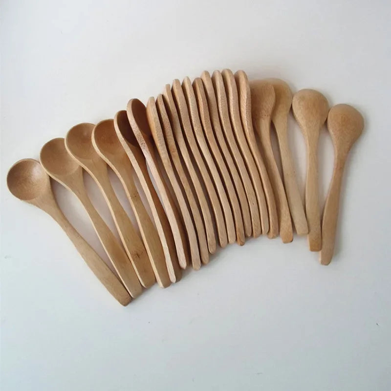 10-Piece Bamboo Honey Spoon Set