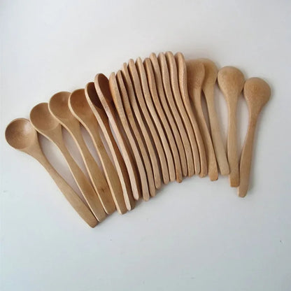 10-Piece Bamboo Honey Spoon Set