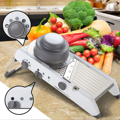 Manual Vegetable Slicer & Multifunction Cutter for Fast Meal Prepreparations