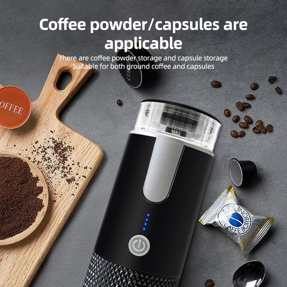 Portable Electric Espresso Coffee Machines 6oz Single Serve Mini Coffee Maker Automatic Brew for Camping Travel Car Office