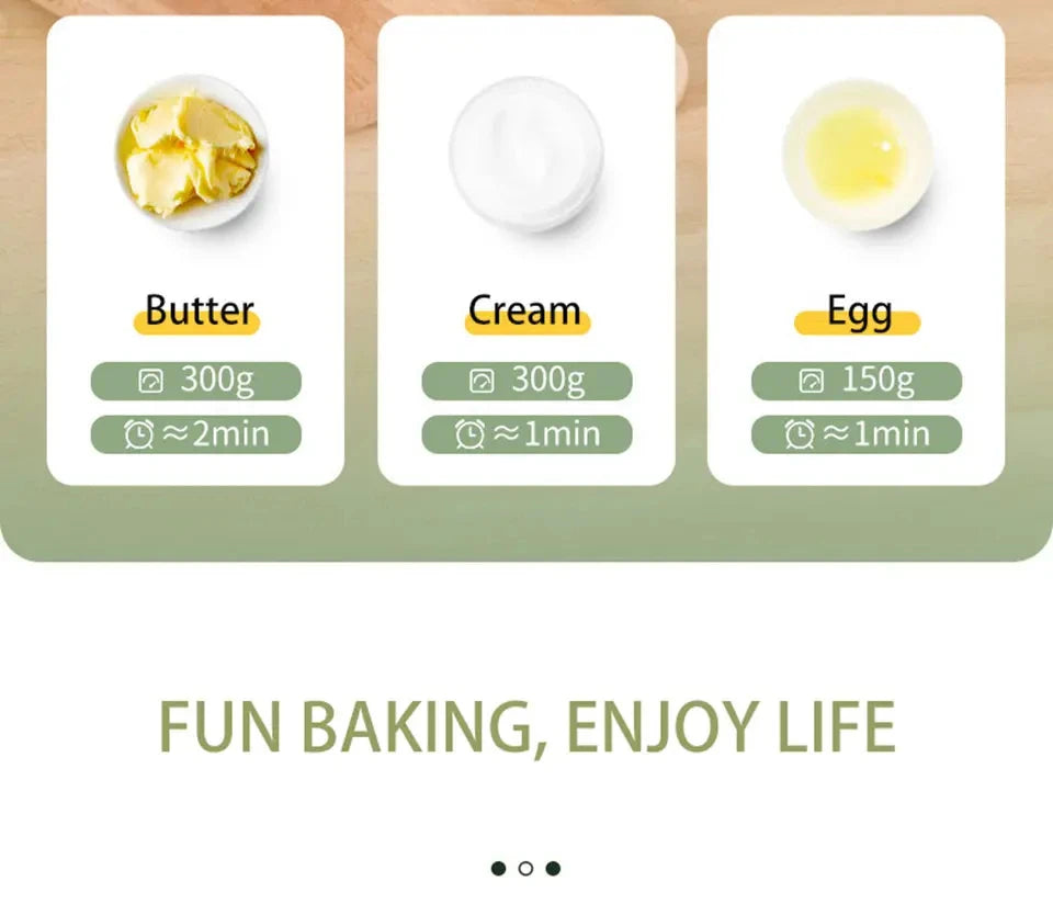 Portable USB Rechargeable Handheld Mixer – Dual Head Stainless Steel Blender